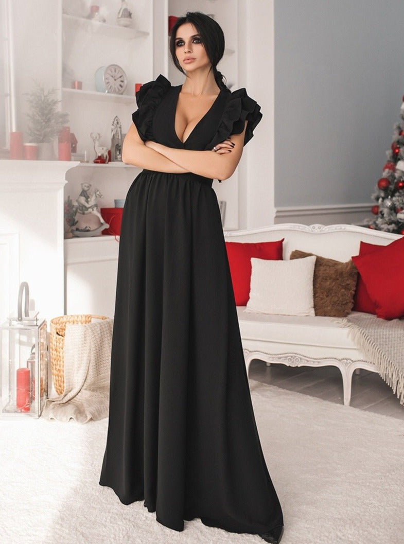 Maxi dress black